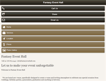 Tablet Screenshot of fantasyeventhall.com